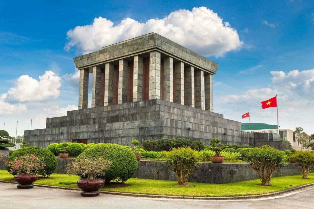 The grand Ho Chi Minh Mausoleum