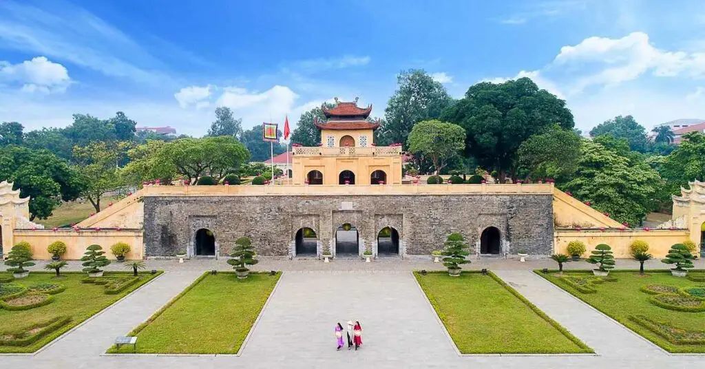 Full view of the Imperial Citadel of Thang Long