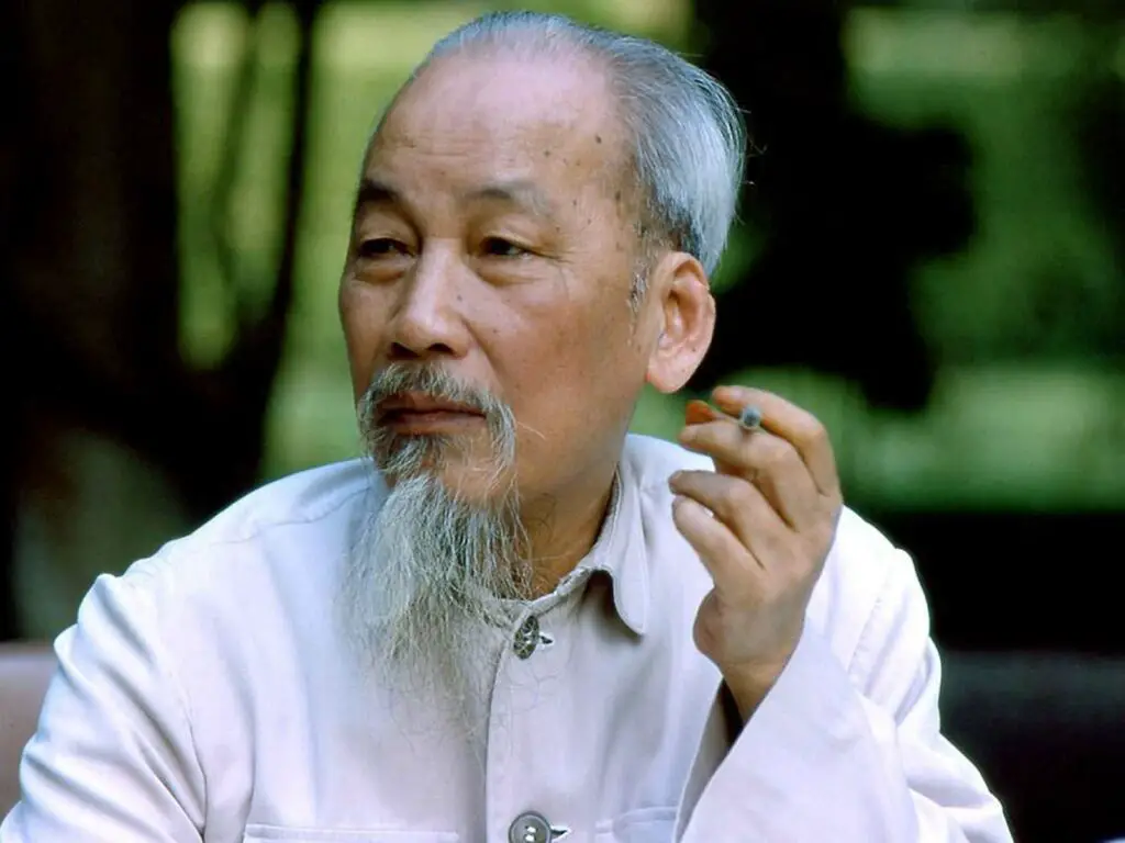 A beautiful picture of Uncle Ho (President Ho Chi Minh)