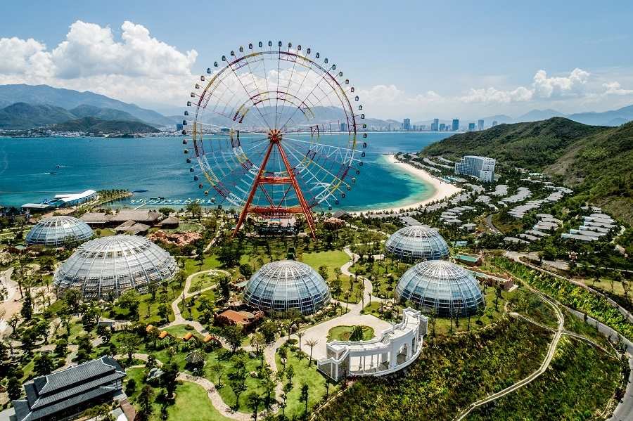 Vinpearl Amusement Park featuring the Ferris wheel