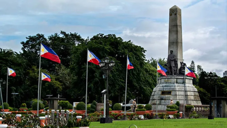 The historic monument of Jose Rizal