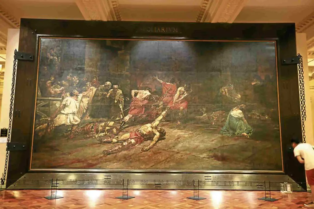 'Spoliarium' by Juan Luna at the National Museum of Fine Arts Philippines