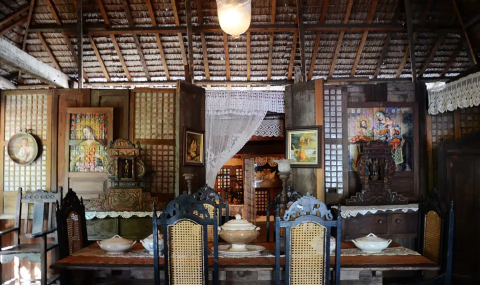 The living room inside the Yap-San Diego Ancestral House