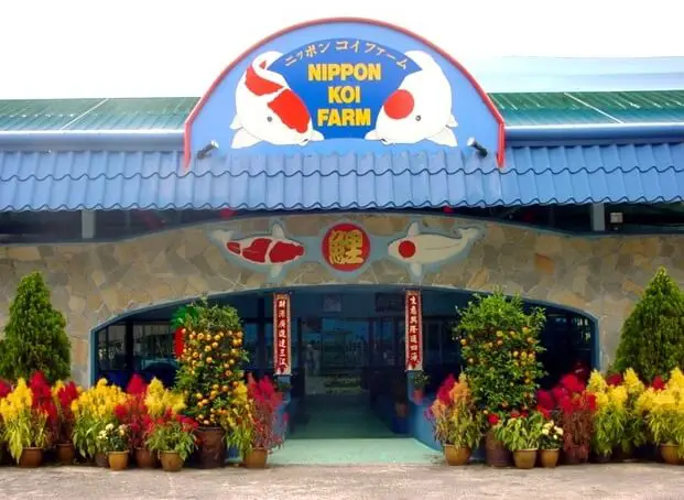 Entrance of Nippon Koi Farm in Singapore