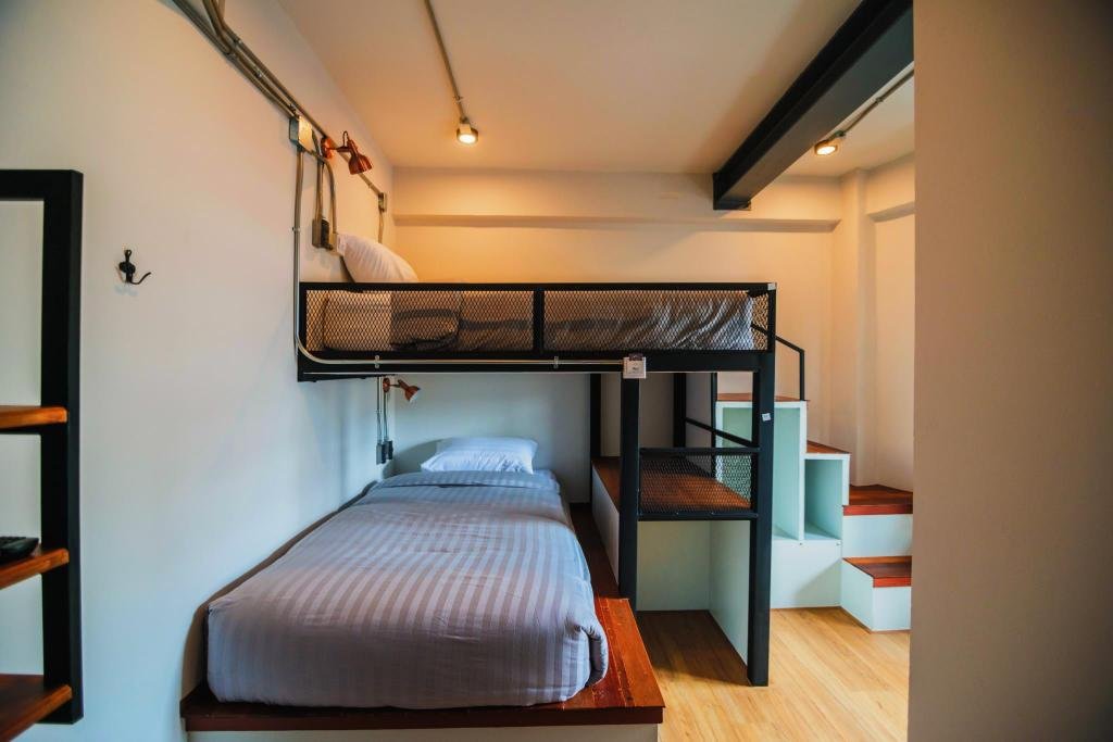 Loft-type room at Chern Chan Hostel